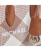 Petit sac bandoulière en cuir Mirella Jet Set Travel marron - 18,4x14,6x5,1 cm