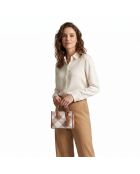 Petit sac bandoulière en cuir Mirella Jet Set Travel marron - 18,4x14,6x5,1 cm