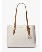 Charlotte 3-in-1-Tragetasche creme/braun - 38x29x14 cm