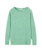 Pull Flufko vert chiné