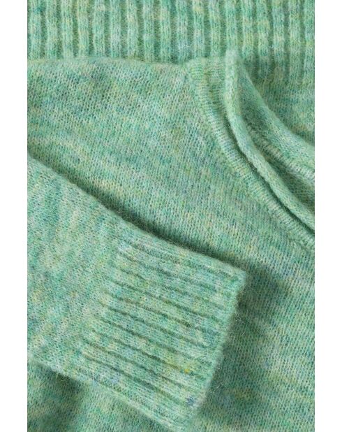 Pull Flufko vert chiné