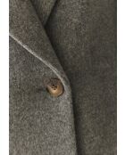 Manteau en laine mélangée Sonia 1 anthracite chiné