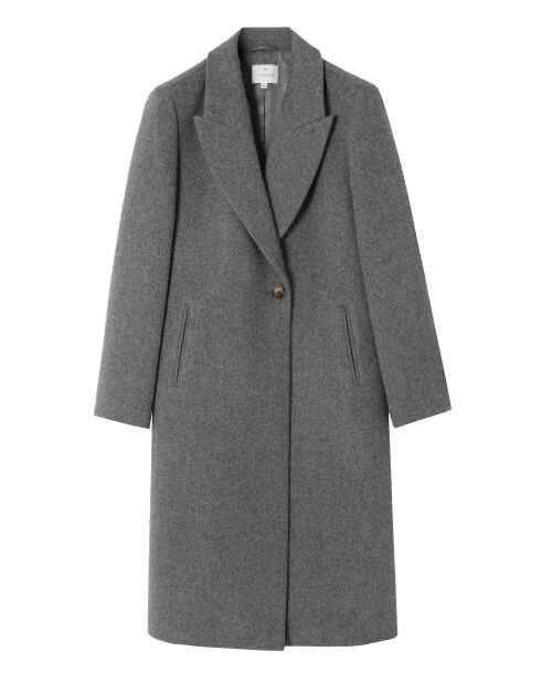 Manteau en laine mélangée Sonia 1 anthracite chiné
