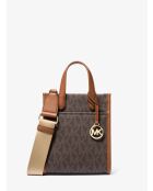 Sac bandoulière extra petit Gigi marron - 17,1 x 20,3 x 7 cm