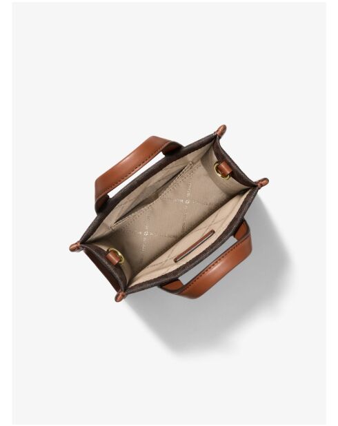 Sac bandoulière extra petit Gigi marron - 17,1 x 20,3 x 7 cm