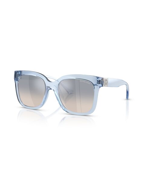 Lunettes de soleil carrées Chatham MK2268U bleu transparent