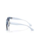 Lunettes de soleil carrées Chatham MK2268U bleu transparent