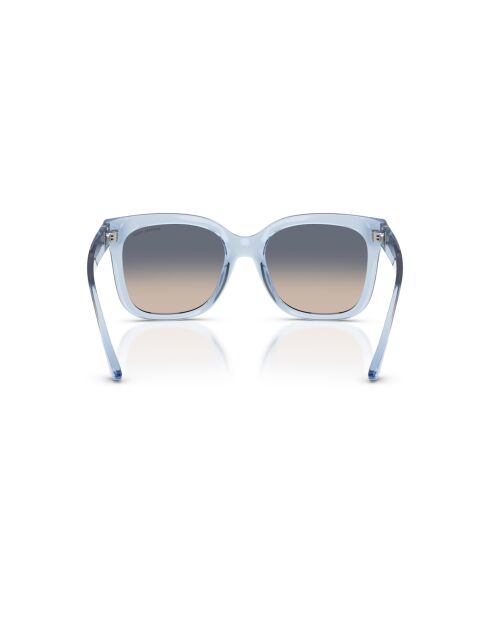 Lunettes de soleil carrées Chatham MK2268U bleu transparent