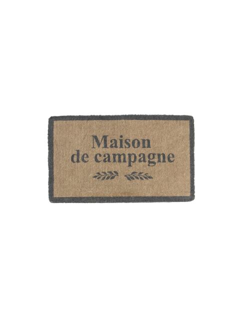 Paillasson Maison Campagne naturel - 73 x 43cm