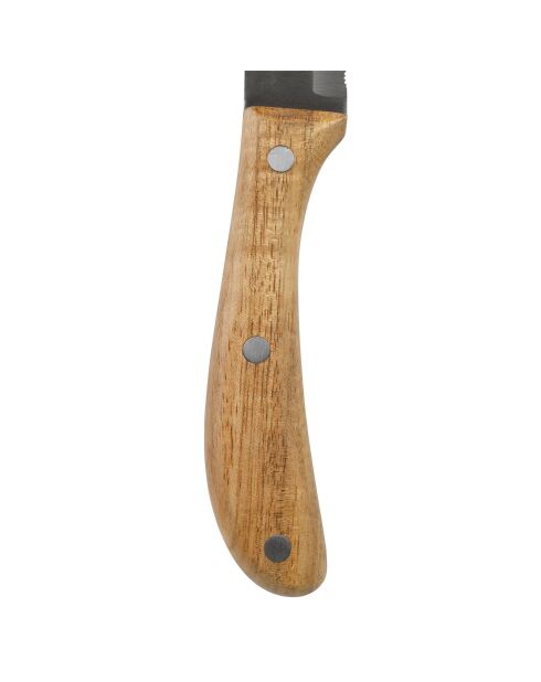 Couteau à steak Ablis acacia naturel -21.7x1.4x2.5cm