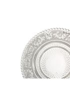 Assiette à pain en verre Classic transparente - D.14.5 cm
