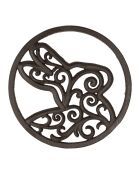 Dessous de plat Lapin noir - D.20.5 cm