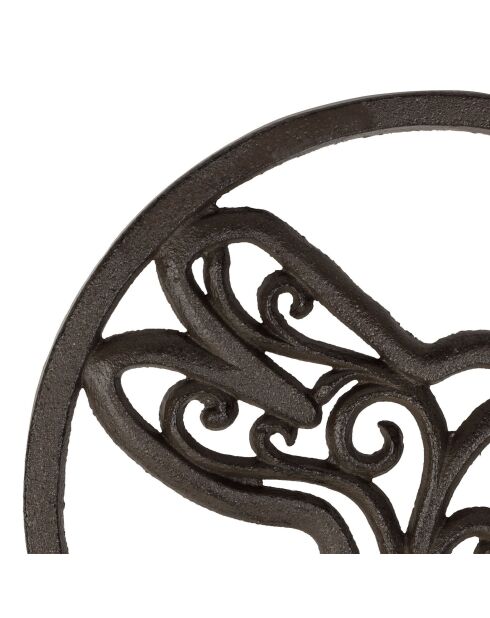 Dessous de plat Lapin noir - D.20.5 cm