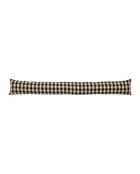 Boudin de porte en coton Campagne noir - 90 x 13 x 13cm