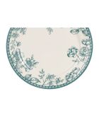 Lot de 6 Assiettes plate Lison émeraudes - D.26 cm