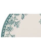 Lot de 6 Assiettes plate Lison émeraudes - D.26 cm