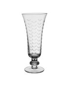 Lot de 6 flûtes en verre Arlequin transparentes - 26 cl
