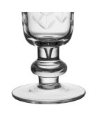 Lot de 6 flûtes en verre Arlequin transparentes - 26 cl