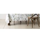 Double set en coton Herbier blanc/vert -160 x 50cm