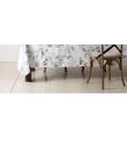 Nappe en coton Herbier blanc/vert