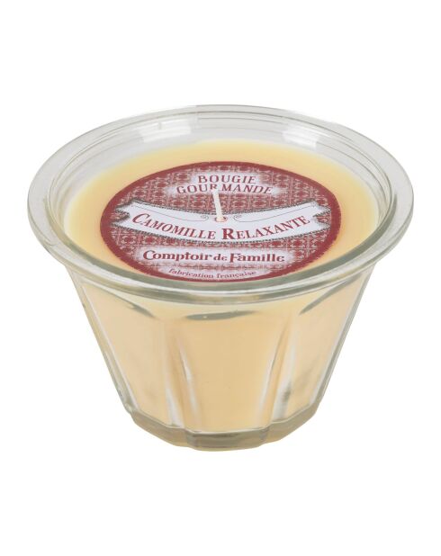Bougie gourmande camomille crème - 220 g