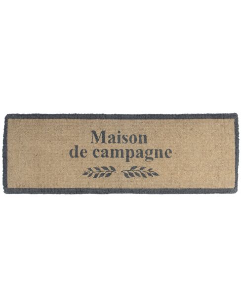 Paillasson Maison Campagne naturel - 120 x 40cm