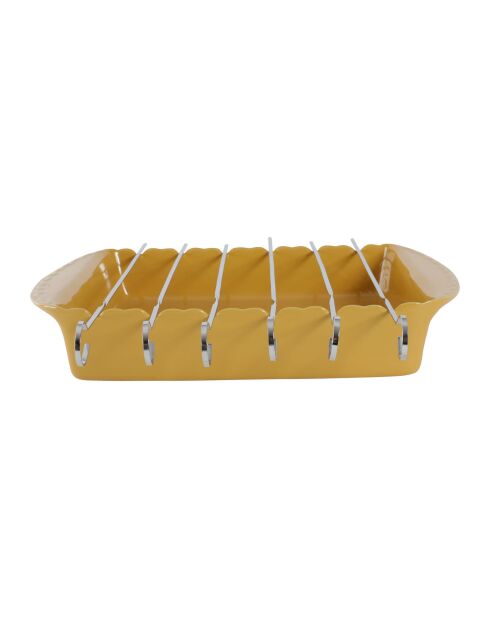 Plat à four broche Barbecue curry - 38 x 27 x 6cm