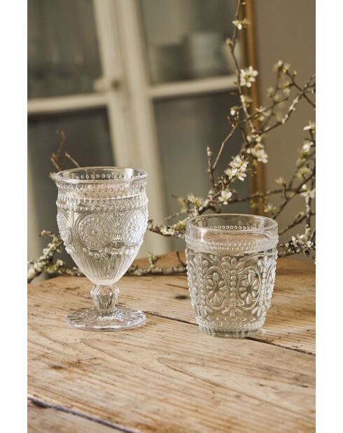 Lot de 6 Verres à pied Chambord transparente - 25 cl