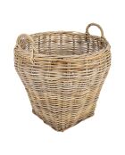 Lot de panier bas carré Java naturel - 2 pièces