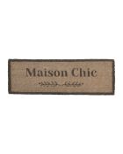 Paillasson Chic marron - 120x40 cm