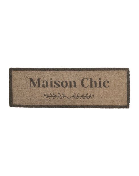 Paillasson Chic marron - 120x40 cm