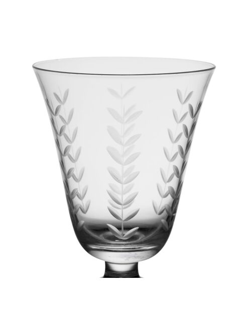 Lot de 6 Verres à pied vin Arlequin transparentes - 35 cl