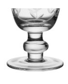 Lot de 6 Verres à pied vin Arlequin transparentes - 35 cl