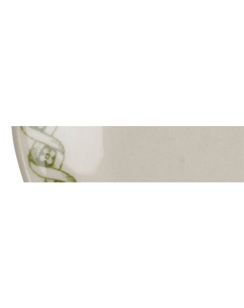 Lot de 6 coupelles cœur Faustine verte -10 x 9cm