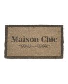 Paillasson Chic marron - 73x43 cm