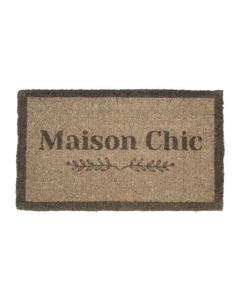 Paillasson Chic marron - 73x43 cm