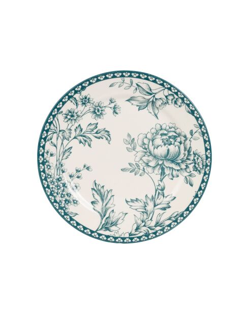 Lot de 6 Assiettes à dessert Lison émeraudes - D.20 cm