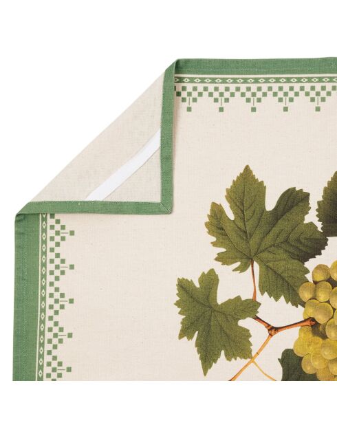 Lot de torchon en coton pomme Damier multicolore - 3 pièces