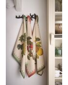 Lot de torchon en coton pomme Damier multicolore - 3 pièces
