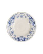 Tasse à thé avec soucoupe Clothilde bleue - 22 cl