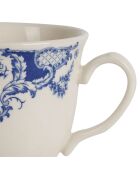 Tasse à thé avec soucoupe Clothilde bleue - 22 cl