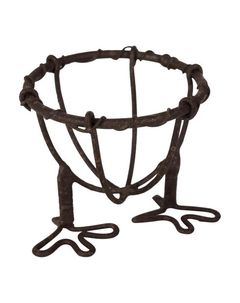 Coquetier Basse-Cour marron - H.5.5 cm
