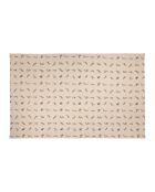 Nappe en coton Juline naturel/ vert
