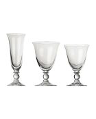 Lot de 6 Verres à pied eau Piano transparentes - 26 cl
