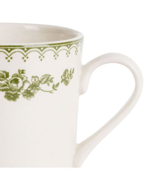 Tasse haute Faustine verte - 34 cl