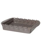 Plat à four broche Barbecue Volcan - 38 x 27 x 6cm