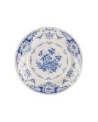 Lot de 6 Assiettes à dessert Clothilde bleue - D.20 cm