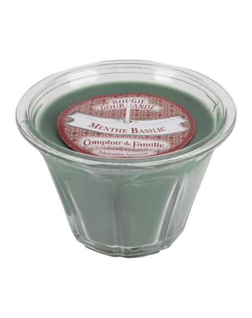 Bougie gourmande senteur vert menthe - 220 g