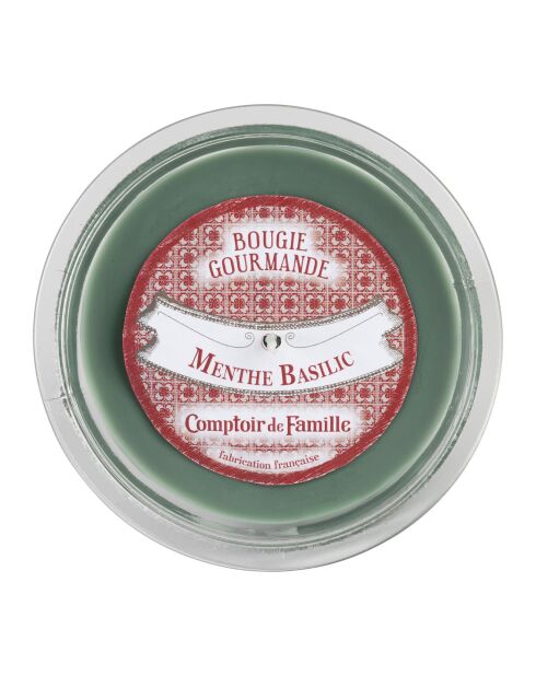 Bougie gourmande senteur vert menthe - 220 g
