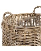 Lot de panier oblong Java naturel - 2 pièces